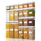Conjunto de recipientes de armazenamento de alimentos Vtopmart 21 PCS, hermético, livre de BPA