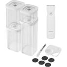 Conjunto de recipientes de armazenamento de alimentos ZWILLING Cube 6 unidades com selador a vácuo