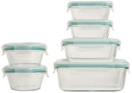 Conjunto de recipientes de vidro OXO Good Grips Smart Seal 12 peças