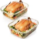 Conjunto de recipientes de vidro para armazenamento de alimentos Razab 80 oz com tampa hermética