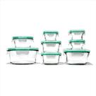Conjunto de recipientes OXO Good Grips Glass Smart Seal 16 peças