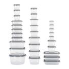 Conjunto de recipientes para alimentos GoodCook EveryWare 60 unidades sem BPA
