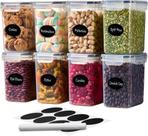 Conjunto de recipientes para armazenamento de alimentos DWËLLZA KITCHEN 1.4L - 8 peças