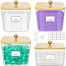 Conjunto de recipientes para cápsulas de lavanderia Lifewit 2600+2000 ml, 4 peças Conjunto de recipientes para cápsulas de lavanderia Lifewit 2600+2000 ml, 4 peças