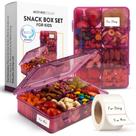 Conjunto de recipientes para lanches Mothercould com 8 compartimentos (pacote com 2)