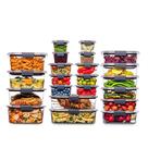 Conjunto de Recipientes Rubbermaid Brilliance - 44 Peças para Armazenamento de Alimentos
