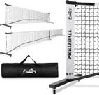 Conjunto de rede de pickleball Fostoy 22 pés tamanho oficial portátil
