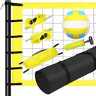 Conjunto de rede de voleibol Patiassy Outdoor Portable com bola de PU