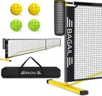 Conjunto de rede Pickleball BAGAIL portátil de 22 pés com coletor de bolas Conjunto de rede Pickleball BAGAIL portátil de 22 pés com coletor de bolas