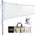 Conjunto de redes de voleibol Franklin Sports Professional com bola