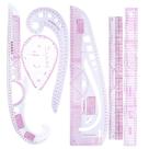 Conjunto de réguas de costura Layfoxz 6PCS French Metric para roupas