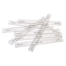 Conjunto de réguas hand2mind Clear Safe-T Plastic 30 cm (conjunto de 24) Conjunto de réguas hand2mind Clear Safe-T Plastic 30 cm (conjunto de 24)