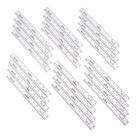 Conjunto de réguas hand2mind Safe-T Plastic 30 cm transparente (conjunto de 24)