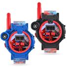 Conjunto de relógios Walkie Talkie Accutime Spiderman Kids Recarregável