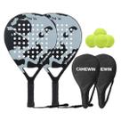 Conjunto de remo de praia Gamewin Carbon Fiber com acessórios, 2 peças