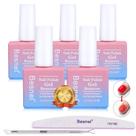 Conjunto de removedor de esmalte em gel Besnel, pacote com 5 unidades e kit de ferramentas