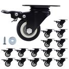 Conjunto de rodas Caster Htudcoue Heavy Duty de 2 polegadas com freio de 800 libras