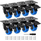 Conjunto de rodas Caster Humagineer de 2 polegadas e 550 kg com freio, 8 unidades