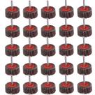Conjunto de rodas com aba abrasiva Shitime 25 unidades, 5 grãos 60-320