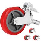 Conjunto de rodas de andaime BestEquip de 20 cm Heavy Duty 3200 libras