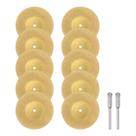 Conjunto de rodas de corte de diamante HARFINGTON 50 mm com mandril, 10 unidades