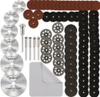 Conjunto de rodas de corte IELEK 88Pcs para ferramenta rotativa com mandris