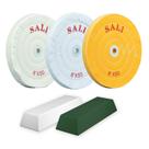 Conjunto de rodas de polimento SALI para polimento de moedor de bancada de 8 polegadas Conjunto de rodas de polimento SALI para polimento de moedor de bancada de 8 polegadas