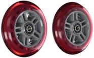 Conjunto de rodas de reposição para Razor Scooter com rolamentos - vermelho