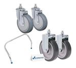 Conjunto De Rodas E Cabo Jsn Para Carrinho/caixa 370l (r9)