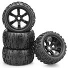 Conjunto de rodas e pneus RC daitoku 1/8 Monster Truck para Traxxas Conjunto de rodas e pneus RC daitoku 1/8 Monster Truck para Traxxas