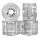 Conjunto de Rodas para Skate Cruiser Cal 7 60mm 83A (Transparente)