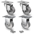 Conjunto de rodízios Handsammu 3 em aço fundido industrial de 1400 libras