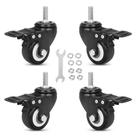 Conjunto de rodízios Molen Heavy Duty com haste rosqueada 5/16-18 x 1 Conjunto de rodízios Molen Heavy Duty com haste rosqueada 5/16-18 x 1