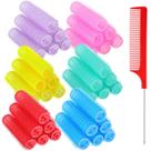 Conjunto de rolos de cabelo Syhood Nylon Hair Rollers Curlers 36 unidades