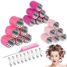 Conjunto de rolos de cabelo WILLBOND Aluminium Thermal 37 unidades com clipes