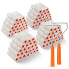 Conjunto de rolos de pintura HANJKINZ 4", microfibra, pacote com 100 molduras Conjunto de rolos de pintura HANJKINZ 4", microfibra, pacote com 100 molduras