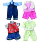 Conjunto de Ropa para Muñecas de 12-14" para Juego Constructivo