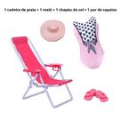 Conjunto De Roupa De Banho De Verão Para Boneca De 30cm, 4 Peças: Biquíni, Roupa De Mergulho, Boia,