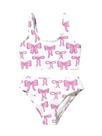 Conjunto de roupa de banho RoseSeek Girl's Striped Bowknot 11Y Summer