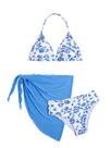 Conjunto de roupa de banho SOLY HUX, biquíni floral de verão para meninas, 9Y