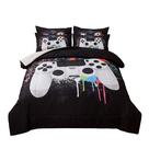 Conjunto de roupa de cama akkialla Gamer para meninos queen size de 3 peças