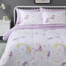 Conjunto de roupa de cama Amazon Basics Microfiber Kid's Full/Queen