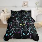Conjunto de roupa de cama Axolotl Cartoon Twin Size com edredom e fronha