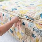 Conjunto de roupa de cama Beddy's Flower Blossoms Girls com edredom e lençóis
