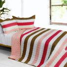 Conjunto de roupa de cama Blancho Touch of Love Vermicelli acolchoado Full/Queen Conjunto de roupa de cama Blancho Touch of Love Vermicelli acolchoado Full/Queen
