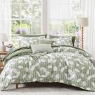 Conjunto de roupa de cama BLOOMHAVEN Queen de 7 peças Sage Floral Conjunto de roupa de cama BLOOMHAVEN Queen de 7 peças Sage Floral
