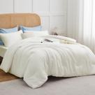 Conjunto de roupa de cama CozyLux Full Ivory Soft Microfiber 3 peças Conjunto de roupa de cama CozyLux Full Ivory Soft Microfiber 3 peças
