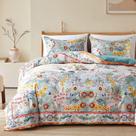 Conjunto de roupa de cama Cupocupa, capa de edredom queen size com fronhas Conjunto de roupa de cama Cupocupa, capa de edredom queen size com fronhas