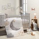 Conjunto de Roupa de Cama de Berço 3 Peças - Lambs & Ivy Goodnight Moon