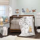 Conjunto de roupa de cama de berço Lambs & Ivy Disney Baby Storytime Pooh de 3 peças Conjunto de roupa de cama de berço Lambs & Ivy Disney Baby Storytime Pooh de 3 peças